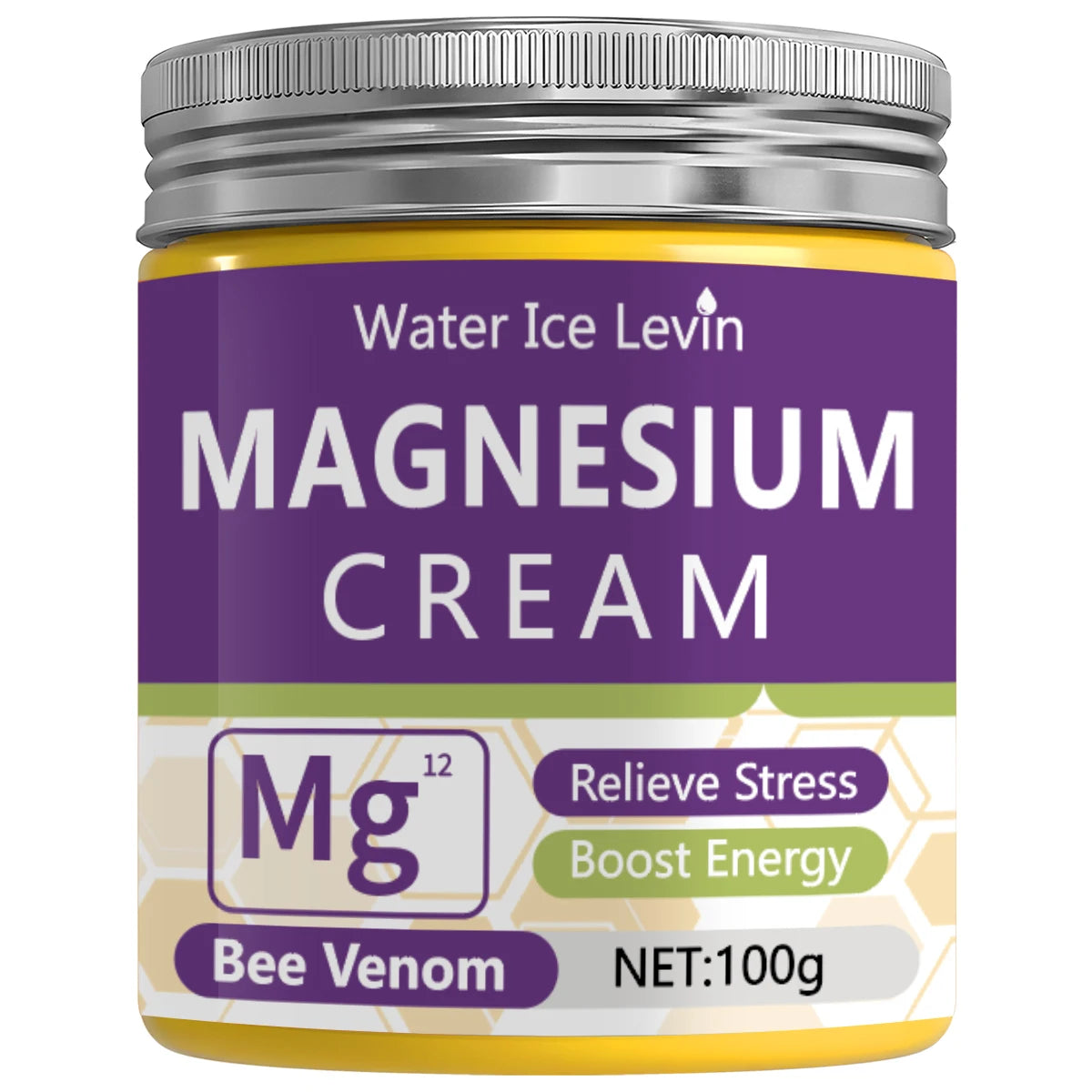 Magnesium Recovery Cream with Bee Venom | Pre-Workout Energy Boost & Stress Relief | Winter Skin Revitalizer