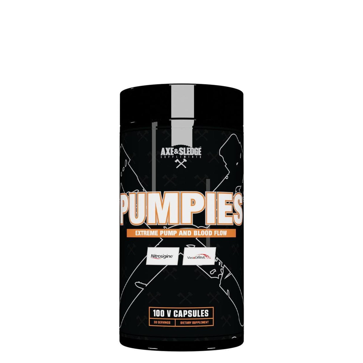 Axe & Sledge Pumpies - 100 Capsules