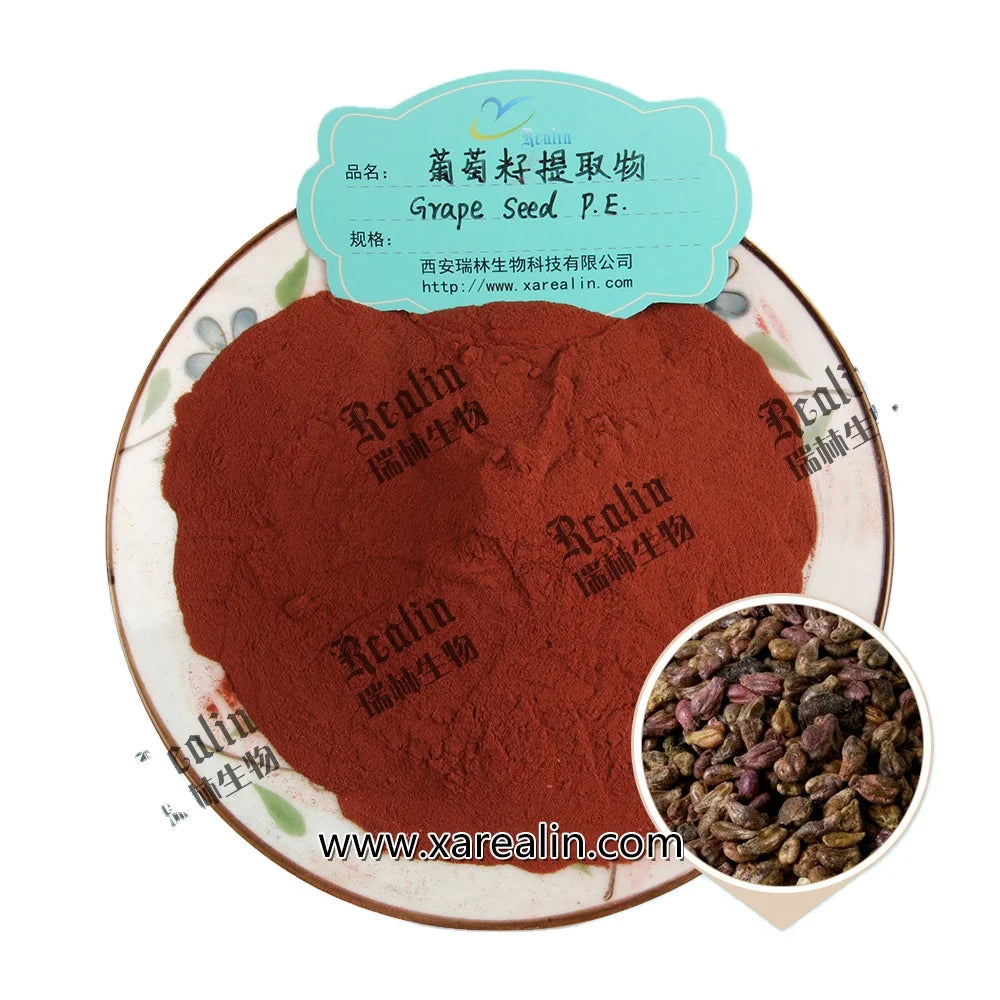 Herbal Supplements Grape Seed Extract Powder 95% Proanthocyanidins Polyphenol/Opc Grape Seed Extract