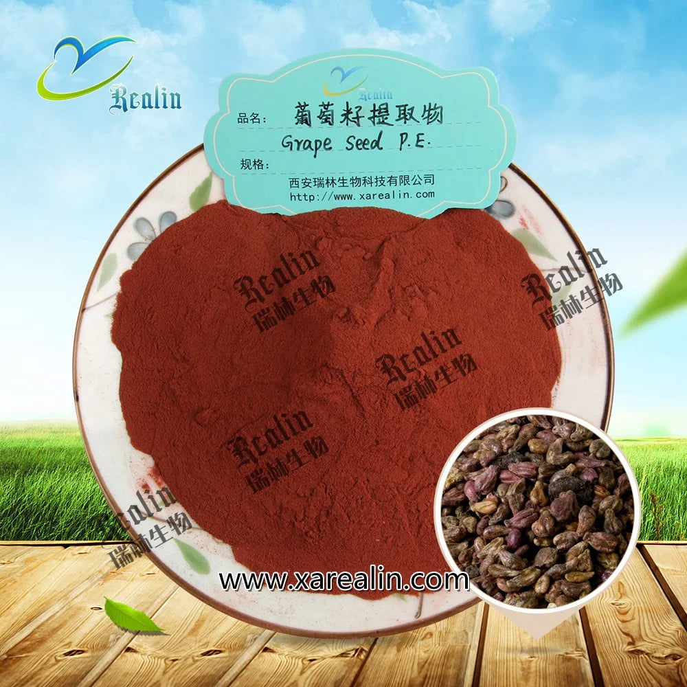 Herbal Supplements Grape Seed Extract Powder 95% Proanthocyanidins Polyphenol/Opc Grape Seed Extract