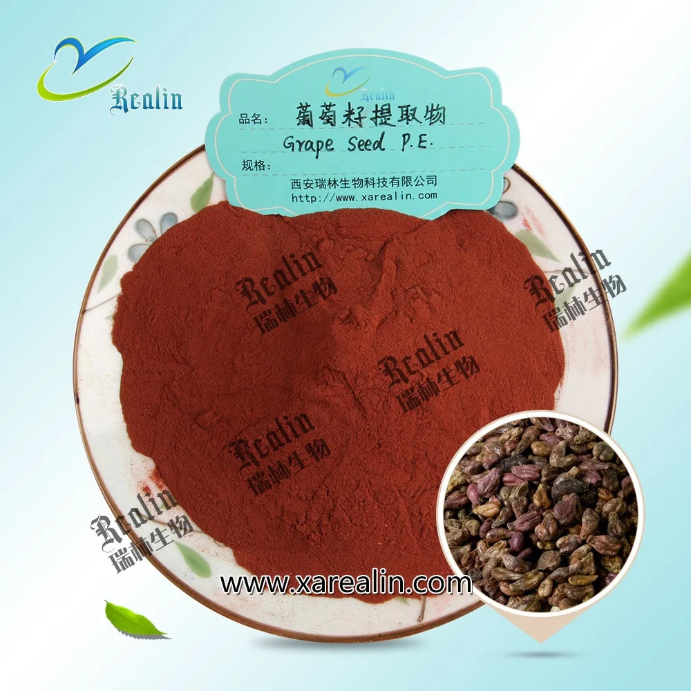 Herbal Supplements Grape Seed Extract Powder 95% Proanthocyanidins Polyphenol/Opc Grape Seed Extract