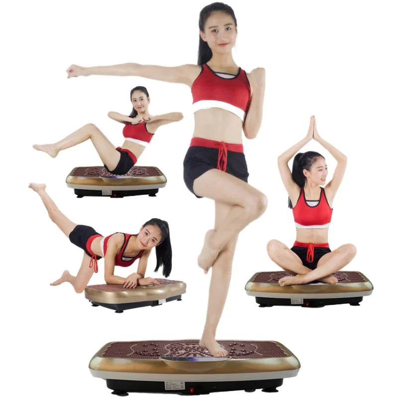 Home Office Massager Fitness Exercise Body Workout Exercise Silent Vibration Plate