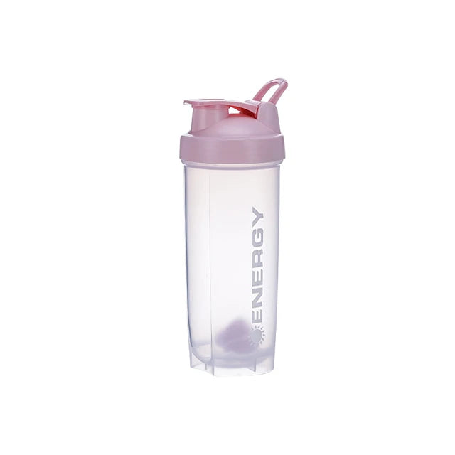 500/700ml Portable Shaker Bottle with Stirring Ball Is Perfect for Protein Shakes and Pre-workout Water Bottles Without BPA