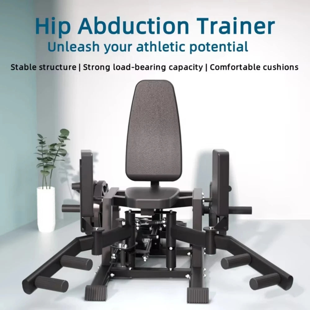 Hip Abductor Adductor Machine Inner Outer Thigh Trainer Lower Body Strength Workout Home Gym Commercial Fitness Equipment Set