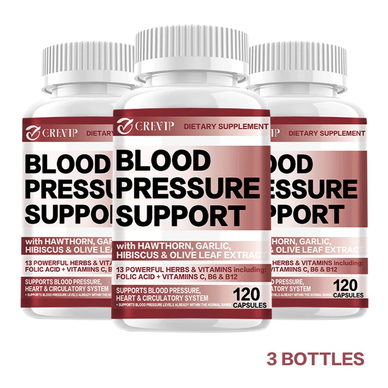 Blood Pressure Supplement - Supports Balanced Blood Pressure Levels and Promotes Heart and Brain Health