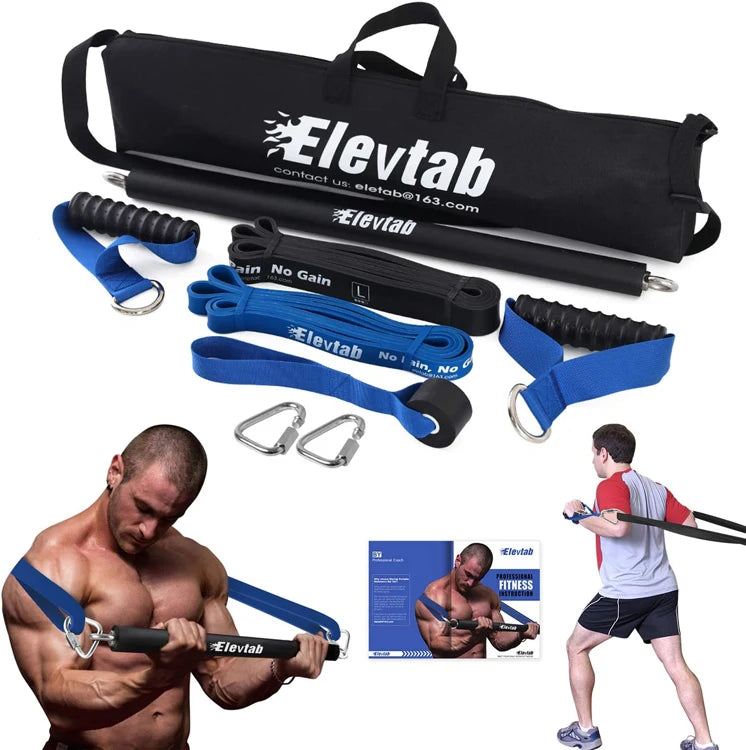 Sweat Resistance Design Easy Set-Up Total Body Workout Equipment Resistance Band Set For Home Gym