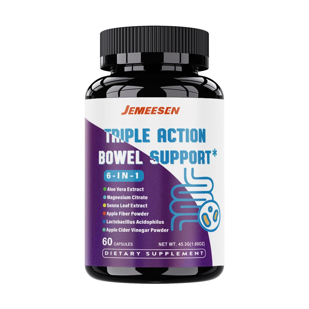 Composite dietary supplement (including psyllium/magnesium),gentle,promotes digestion,making the intestines more comfortable
