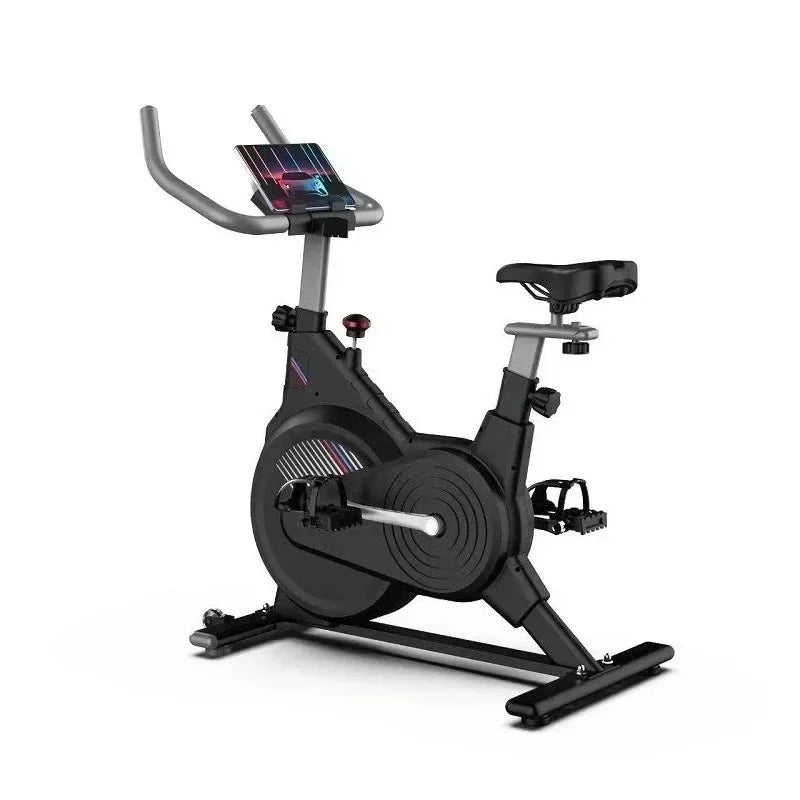 Black and White Exercise Bikes for Weight Loss, Quiet Magnetic Resistance Home Gym Exercise Bikes