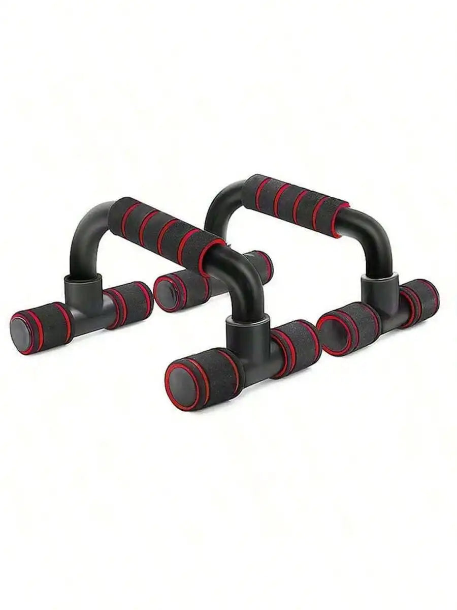 7‑Pcs Portable Home Workout Set , Skipping Rope Hand Gripper Push‑Up Bars Abdominal Roller for Full‑Body Muscle Fitness Training