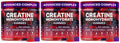 Creatine Monohydrate Gummies Raspberry & Blackberry Flavor Sugar Free for Men and Women Pre Workout Creatine Supplement 120count