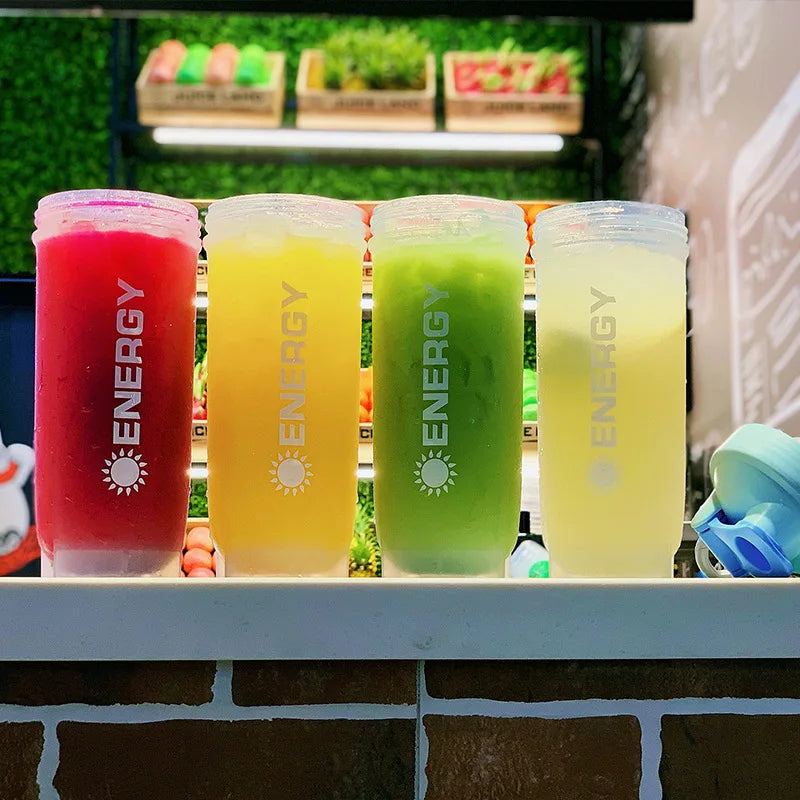 500/700ml Portable Shaker Bottle with Stirring Ball Is Perfect for Protein Shakes and Pre-workout Water Bottles Without BPA