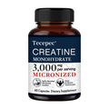 Creatine Monohydrate 3000 mg Capsules, Supports Pre-Workout and Healthy Muscles, Focus & Memory, Easy to Absorb, Easy to Swallow