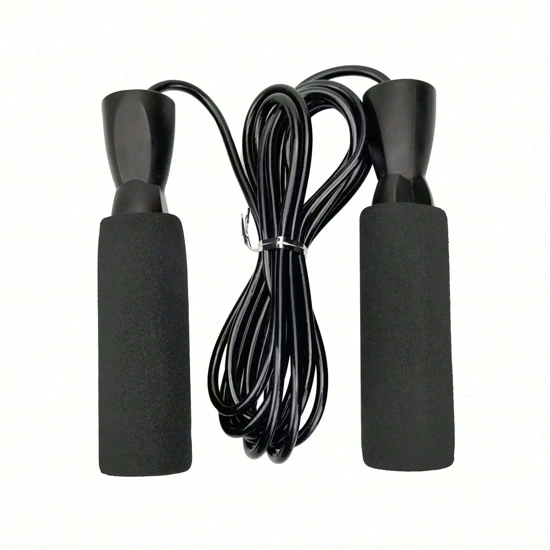 7‑Pcs Portable Home Workout Set , Skipping Rope Hand Gripper Push‑Up Bars Abdominal Roller for Full‑Body Muscle Fitness Training