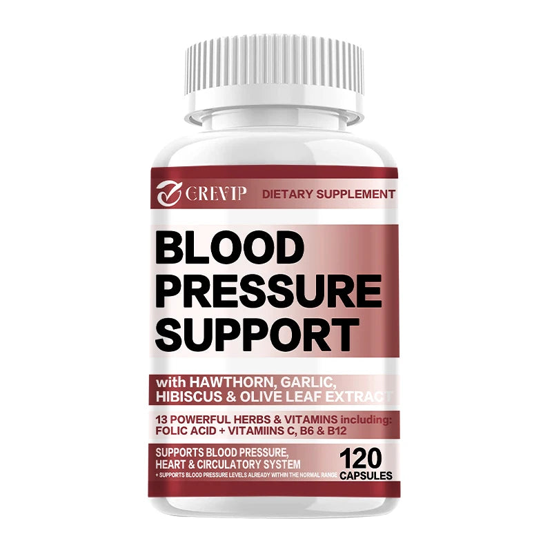 Blood Pressure Supplement - Supports Balanced Blood Pressure Levels and Promotes Heart and Brain Health