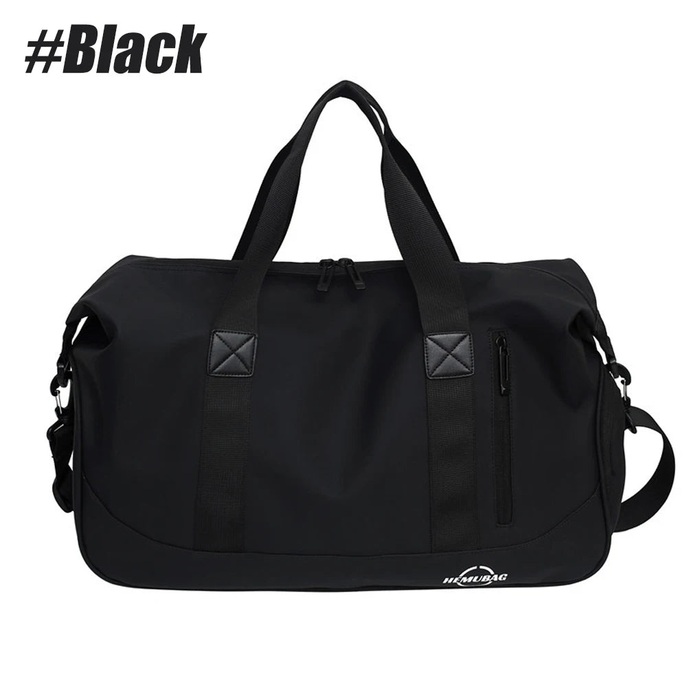 1PCS Gym Duffle Bag for Men & Women with Shoe & Wet Compartments, Multiple Pockets | Adjustable Shoulder Strap for Sports