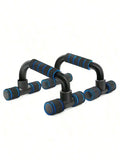 7‑Pcs Portable Home Workout Set , Skipping Rope Hand Gripper Push‑Up Bars Abdominal Roller for Full‑Body Muscle Fitness Training