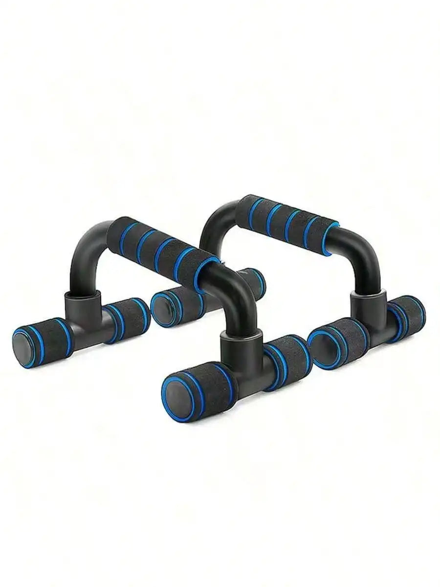 7‑Pcs Portable Home Workout Set , Skipping Rope Hand Gripper Push‑Up Bars Abdominal Roller for Full‑Body Muscle Fitness Training