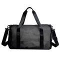 Mesh Travel Duffle Bag Overnight Weekender Bags with Shoe Compartment Carry On Sport Bag Large Capacity for Swim Beach Camp