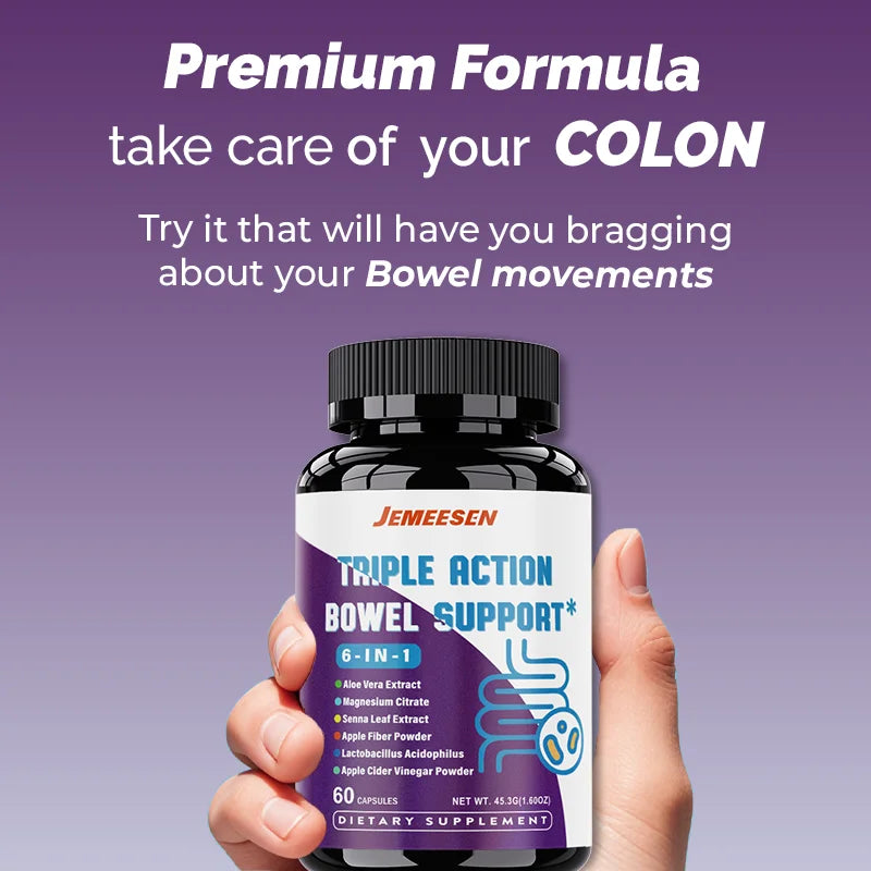 Composite dietary supplement (including psyllium/magnesium),gentle,promotes digestion,making the intestines more comfortable